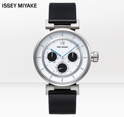 Pre-owned Issey Miyake Silaab02 39mm Leather Band Quartz Men's Accessories / Men's Watch