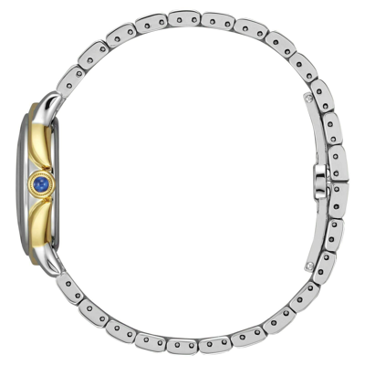 Pre-owned Citizen Ceci Em0954-50e Eco-drive Diamond Accent Two-tone Women's Watch $550