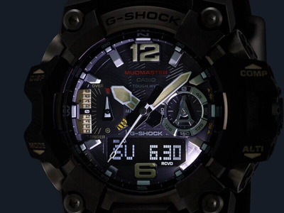 Pre-owned Casio G-shock Gwg-b1000-1ajf Master Of G-land Mudmaster Radio Solar Men Watch