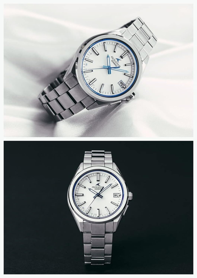 Pre-owned Casio Oceanus Ocw-t200s-7ajf Elegant Bluetooth Solar White Dial Men Watch