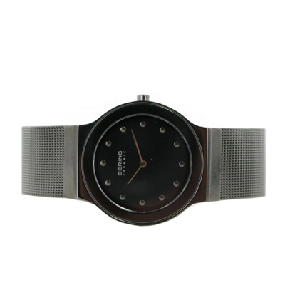 Pre-owned Bering Ladies Watch Wristwatch Slim Ceramic - 32834-242