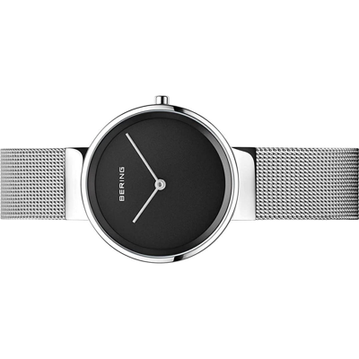 Pre-owned Bering Ladies Watch Wristwatch Slim Classic - 14531-002 Meshband