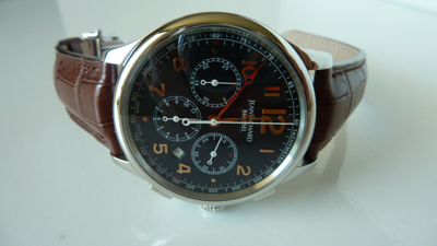 Pre-owned Jeanrichard Jean Richard Bressel Chronograph 43 Mm Swiss Automatic Watch Limited Edition .