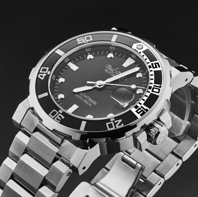 Pre-owned Paul Picot Men's 'yachtman Iii' Black Dial Automatic P1151.sgn.4000.3614