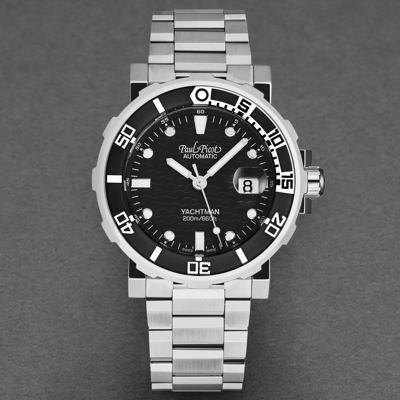 Pre-owned Paul Picot Men's 'yachtman Iii' Black Dial Automatic P1151.sgn.4000.3614