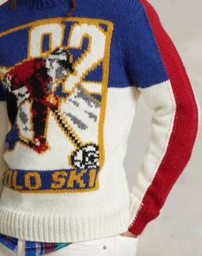 Pre-owned Ralph Lauren Polo  Wool Blend Ski 92 Knit Crewneck Sweater $398 Men's In Multicolor