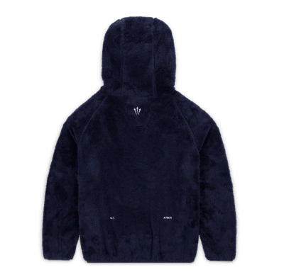 Pre-owned Nike X Nocta 8k Peaks Wmns Fleece Hoodie Midnight Navy Size Xs-xxl In Blue