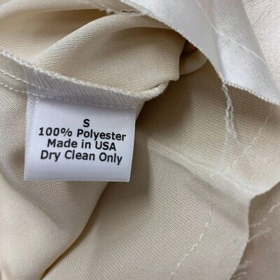 Pre-owned Nonchalant Label Emilia Blouse Women's Size Small Champagne In White