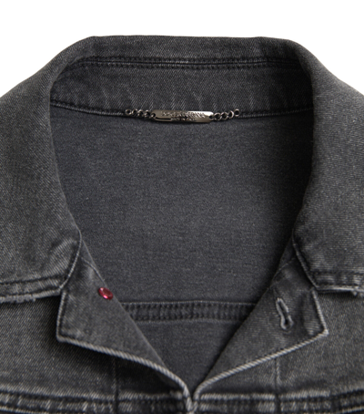 Pre-owned Dolce & Gabbana Jacket Gray Washed Cotton Stretch Denim Men It48/ Us38/m 1300usd