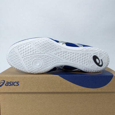 Pre-owned Asics Wrestling Shoes 1083a001 Royal Blue/silver(gold) Ex-eo(twr900) Successor