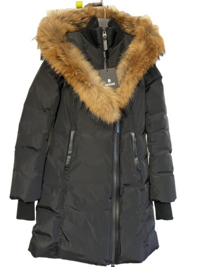 Pre-owned Mackage Women Coat. Size S. Black. New. Natural Fur.