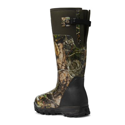 Pre-owned Lacrosse Alphaburly Pro Men's 18" Mossy Oak Country Dna 1000g Hunt Boots 376069