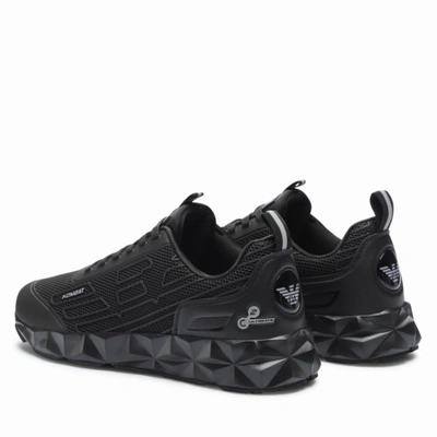 Pre-owned Ea7 Shoes Sneaker Emporio Armani  Man Sz. Us 6,5 X8x154xk357 M826 Black