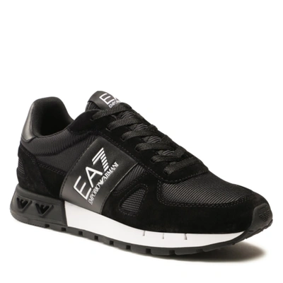 Pre-owned Ea7 Shoes Sneaker Emporio Armani  Man Sz. Us 9 X8x151xk354 A120 Black