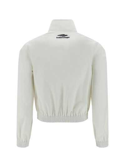 Shop Balenciaga Jacket In White