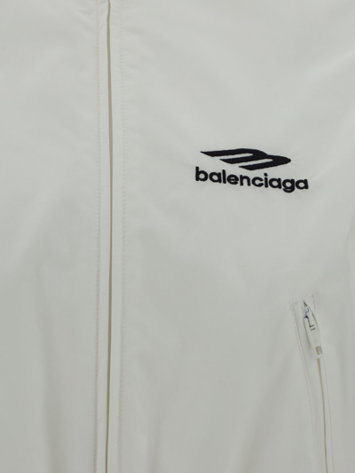 Shop Balenciaga Jacket In White