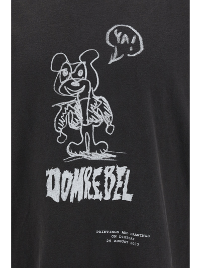 Shop Domrebel Comic T-shirt In Faded Black