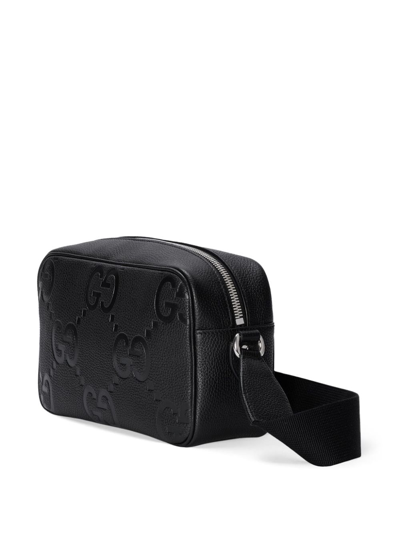 Shop Gucci Jumbo Gg Camera Bag In Black