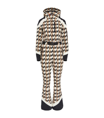 Shop Perfect Moment Houndstooth Allos Ski Suit In Multi