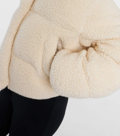 Cordova Kozzy Cropped Wool-blend Puffer Jacket In Neutrals