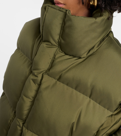Wardrobe.nyc Cropped Down Vest In Green