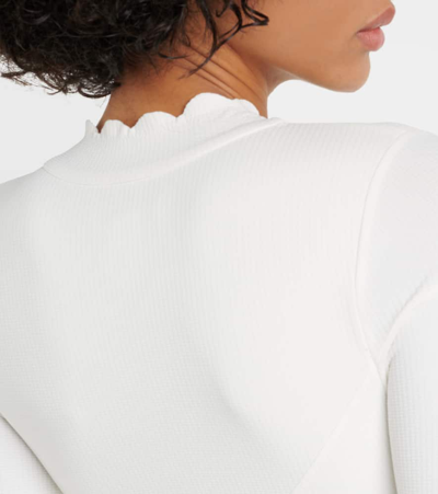Marysia North Sea Rashguard Swimsuit In White