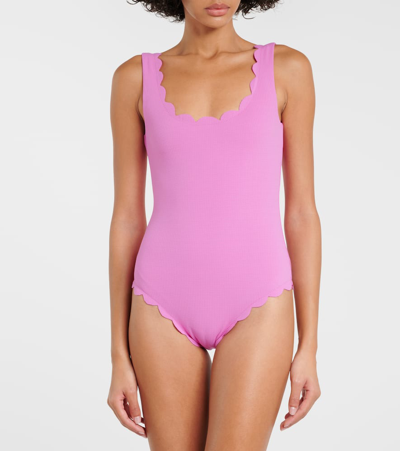 Shop Marysia Palm Springs Swimsuit In Pink