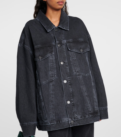 WAYNE大廓形牛仔夹克