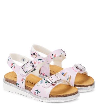MONNALISA PRINTED SANDALS 