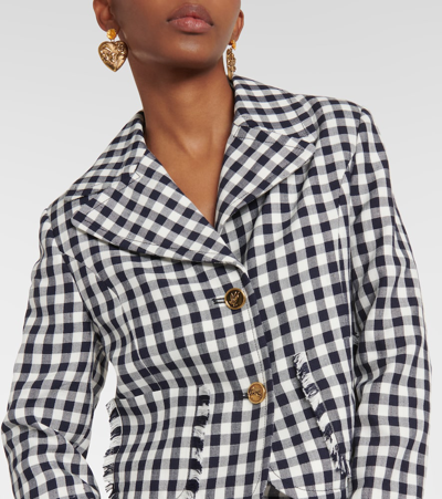 Etro Woman Jacket Midnight Blue Size 10 Viscose In Black