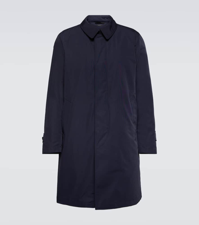 Shop Tom Ford Faille Raincoat In Blue