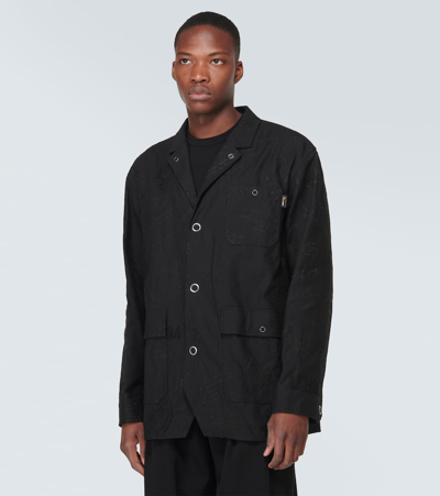 Undercover Cotton-blend Jacket In Black