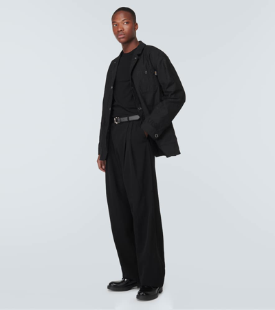 Undercover Cotton-blend Jacket In Black