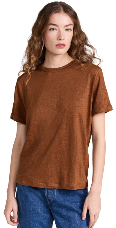 Shop Sold Out Nyc The Linen Perfect Tee Toffee