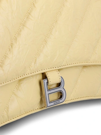 Shop Balenciaga Handbags In Butter Yellow