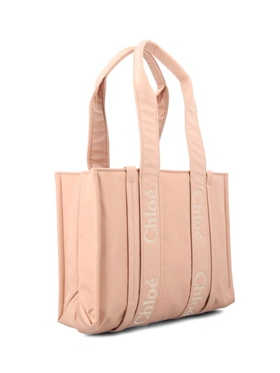 Shop Chloé Handbags In Rose Dust