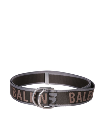 Shop Balenciaga D Ring Belt In Green