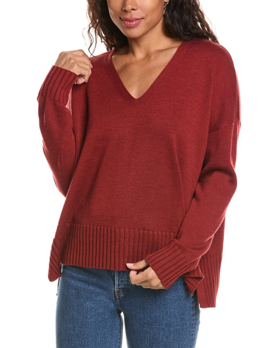 Shop Eileen Fisher Boxy Top In Red