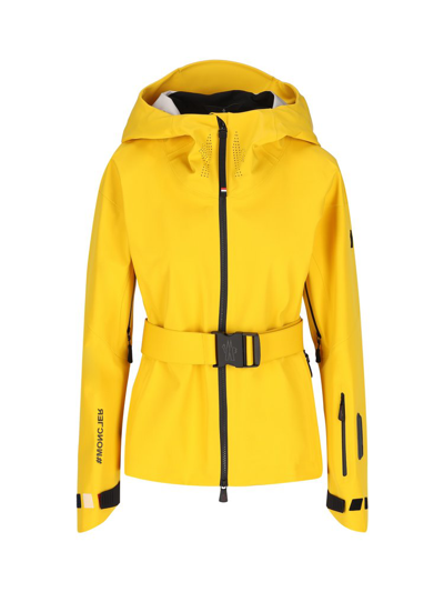 Shop Moncler Grenoble Teche Ski Jacket In Yellow