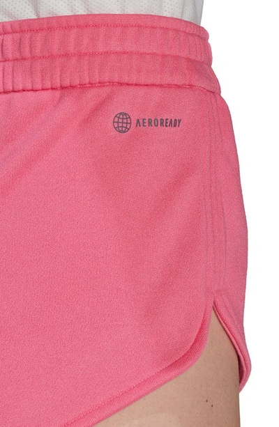 Shop Adidas Originals Hyperglam Mini Shorts In Pulse Magenta