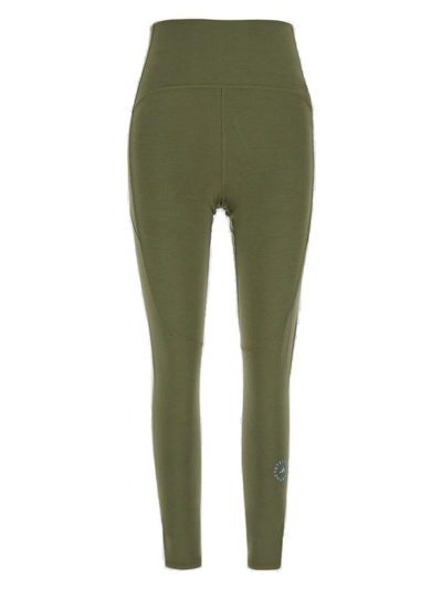 Shop Adidas By Stella Mccartney 7/8 Yoga Leggings In Green