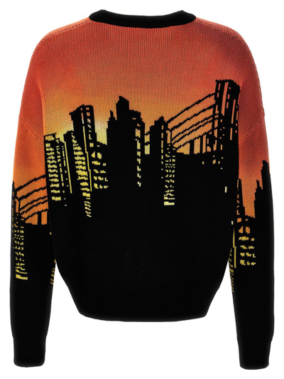 Shop Dsquared2 Intarsia Sweater In Multicolor