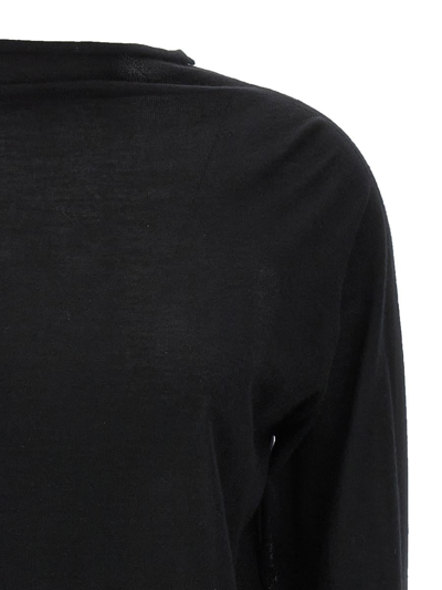 Shop Fabiana Filippi V-neck Sweater In Black