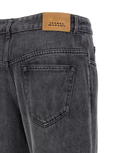 Shop Isabel Marant 'belvira' Jeans In Gray