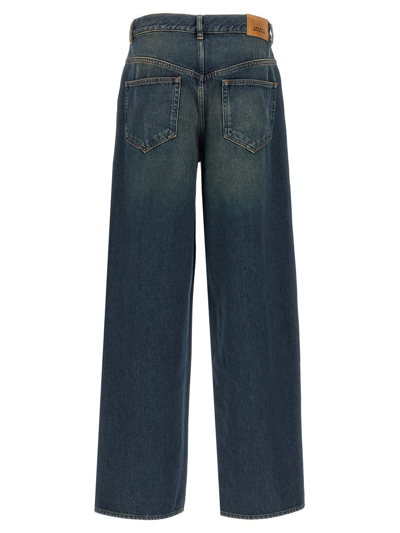 Shop Isabel Marant 'joanny' Jeans In Blue