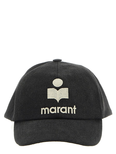 Shop Isabel Marant 'tyron' Cap In Gray