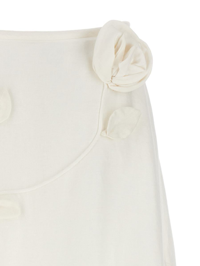Shop Zimmermann 'matchmaker Rose Flare' Skirt In White