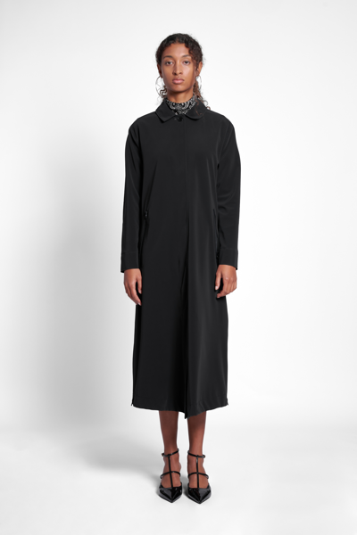 Shop Stutterheim Hornstull Matte Long Raincoat In Black