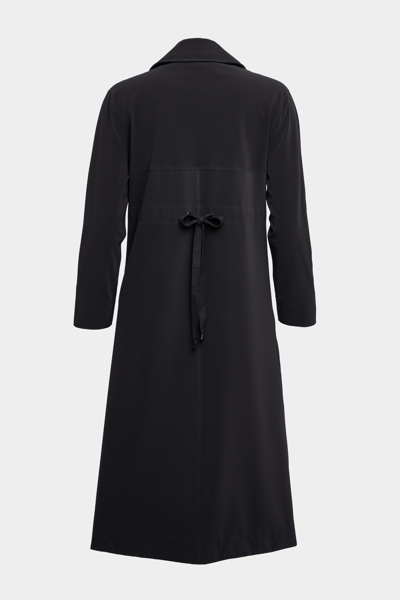 Stutterheim Hornstull Matte Long Raincoat In Black