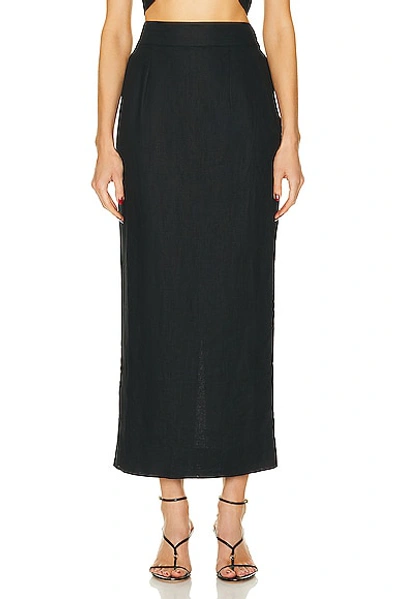 Shop Posse Emma Pencil Skirt In Black